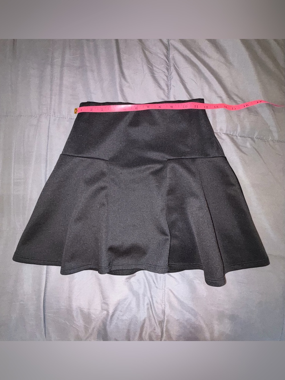 Charlotte Russe Black High Waist Flared Skater Skirt Size Small - Picture 5 of 6